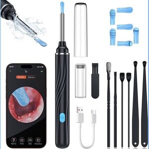 NWT Wireless Ear Cleaning tool with Camera - Black